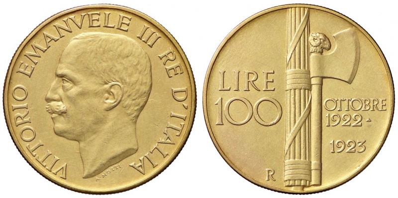 SAVOIA - Vittorio Emanuele III (1900-1943) - 100 Lire 1923 Fascio Pag. 644; Mont...