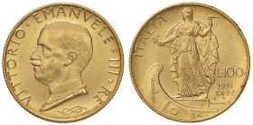 SAVOIA - Vittorio Emanuele III (1900-1943) - 100 Lire 1931 IX Prora Pag. 646; Mont. 20 (AU g. 8,82) Segno al ciglio
SPL-FDC