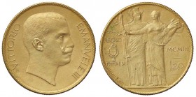 SAVOIA - Vittorio Emanuele III (1900-1943) - 20 Lire 1903 Pag. P.P. 173; Mont. 89 R (MD g. 3,42)Stabilimento Johnson
FDC
