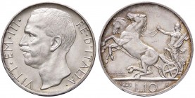 SAVOIA - Vittorio Emanuele III (1900-1943) - 10 Lire 1929 * Biga Pag. 694; Mont. 93 RR AG
qFDC