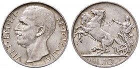 SAVOIA - Vittorio Emanuele III (1900-1943) - 10 Lire 1929 ** Biga Pag. 694a; Mont. 94 AG
qFDC