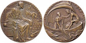 MEDAGLIE - PAPALI - Benedetto XV (1914-1922) - Medaglia 1914 - Medaglia satirica RR AE Opus: Karl Goetz Ø 27
SPL+