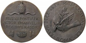 MEDAGLIE - PAPALI - Pio XII (1939-1958) - Medaglia 1939 - Per la visita del re prima dell'inizio della seconda guerra mondiale AE Ø 112
qSPL
