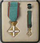 MEDAGLIE - REPUBBLICA - Croce Croce da Cavaliere al Merito della Repubblica Italiana AU oro 750 In confezione
Ottimo