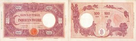 CARTAMONETA - BANCA d'ITALIA - Repubblica Italiana (monetazione in lire) (1946-2001) - 500 Lire - Barbetti (testina) 22/07/1946 Alfa 477; Lireuro 37A ...