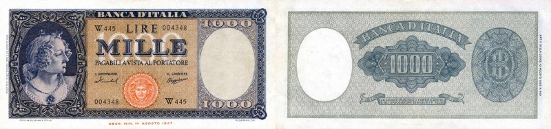CARTAMONETA - BANCA d'ITALIA - Repubblica Italiana (monetazione in lire) (1946-2...
