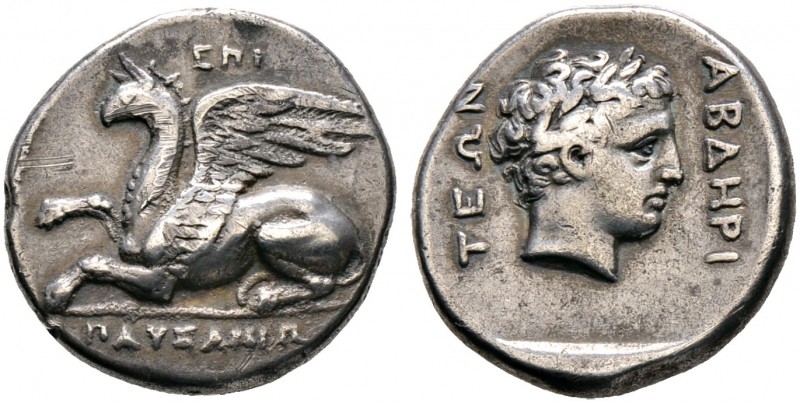 Griechische Münzen. Thrakia. Abdera 
Stater ca. 346-336 v. Chr. Magistrat Pausa...