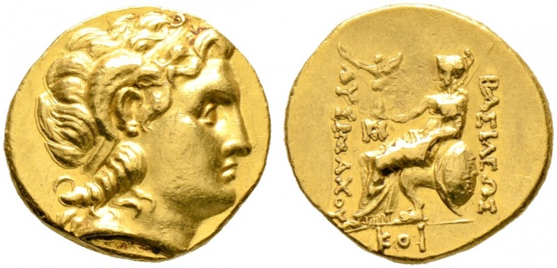 Griechische Münzen. Thrakia. Könige von Thrakien. Lysimachos 305-281 v. Chr. 
A...