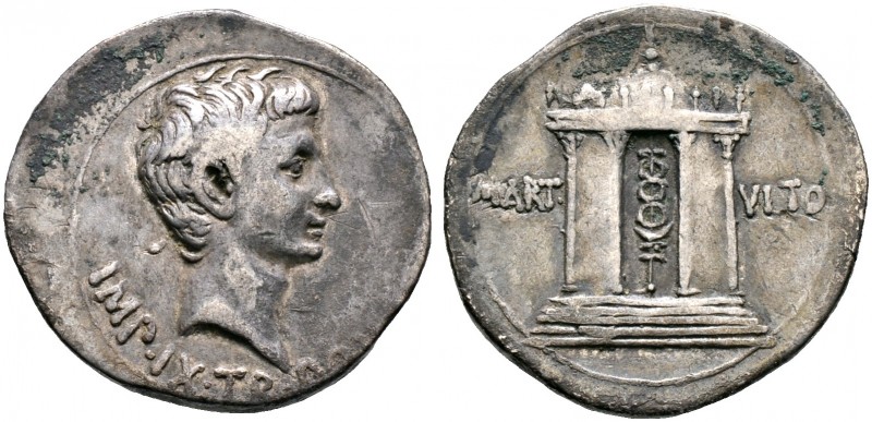Römische Münzen. Kaiserzeit. Augustus 27 v. Chr. -14 n. Chr. 
Cistophor 19-18 v...