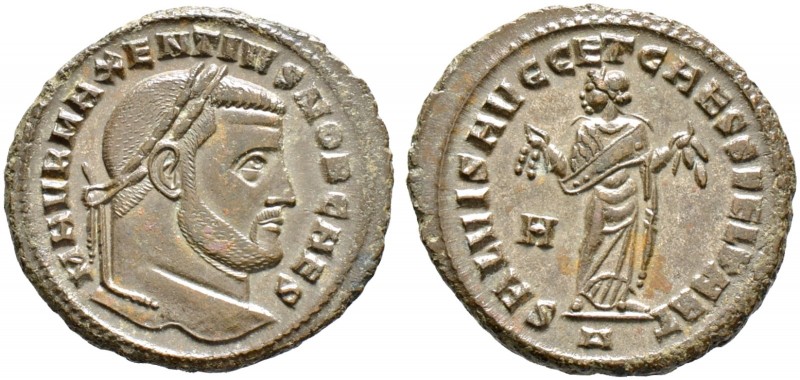 Römische Münzen. Kaiserzeit. Maxentius 306-312 
Folles (als Princeps und Caesar...