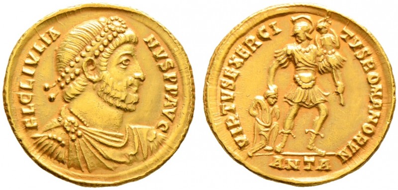 Römische Münzen. Kaiserzeit. Julianus II. 361-363 
Solidus -Antiochia-. FL CL I...