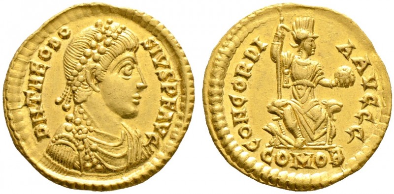 Römische Münzen. Kaiserzeit. Theodosius I. 379-395 
Solidus 388/393 -Thessaloni...
