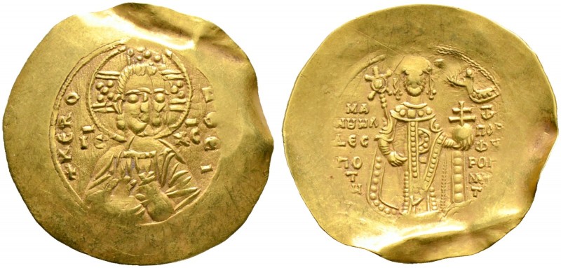 Byzantinische Münzen. Manuel I. Komnenos 1143-1180 
Hyperpyron -Constantinopoli...