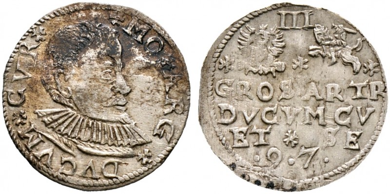 Ausländische Münzen und Medaillen. Baltikum-Kurland. Friedrich Kettler 1587-1642...
