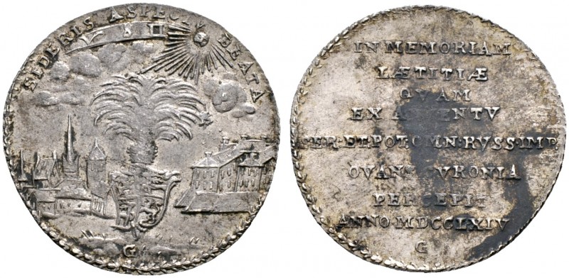 Ausländische Münzen und Medaillen. Baltikum-Kurland. Ernst Johann Biron 1737-174...