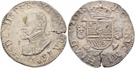 Ausländische Münzen und Medaillen. Belgien-Brabant. Philipp II. von Spanien 1555-1598 
Philippstaler (Ecu philippe) 1591 -Antwerpen-. Delm. 18, Dav. ...