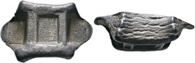 Ausländische Münzen und Medaillen. China-Qing-Dynastie. 
Sycee zu 5 Taels o.J. (19. Jh.). Packsattelgeld. 181,75 g
sehr schön