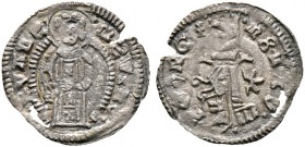Ausländische Münzen und Medaillen. Dalmatien. Bar (Antivari). Balsa III. 1403-1421 
Grosso o.J. Ähnlich wie vorher. Dobrinic 3.1.1.8 (var). 0,61 g
s...
