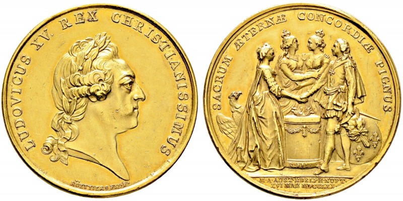 Ausländische Münzen und Medaillen. Frankreich-Königreich. Louis XV. 1715-1774 
...