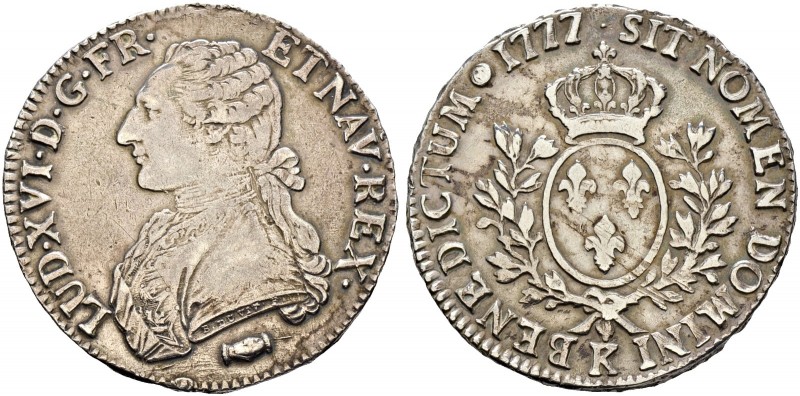 Ausländische Münzen und Medaillen. Frankreich-Königreich. Louis XVI. 1774-1793 ...
