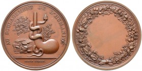 Ausländische Münzen und Medaillen. Frankreich-Königreich. Bonaparte, 1. Konsul 1799-1804 
Bronzene Prämienmedaille o.J. (1803) von Brenet, der pharma...