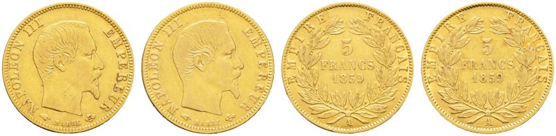 Ausländische Münzen und Medaillen. Frankreich-Königreich. Napoleon III. 1852-187...