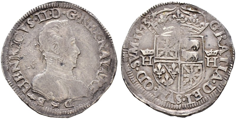 Ausländische Münzen und Medaillen. Frankreich-Bearn (und Navarra). Henri II. 157...