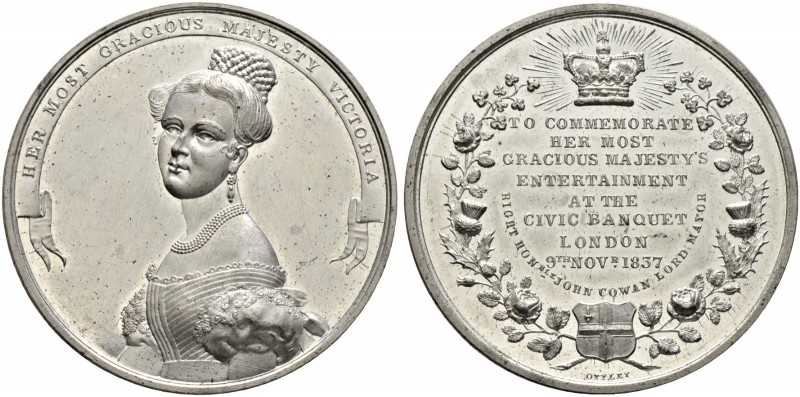 Ausländische Münzen und Medaillen. Großbritannien. Victoria 1837-1901 
Weißmeta...