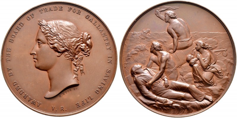Ausländische Münzen und Medaillen. Großbritannien. Victoria 1837-1901 
Bronzeme...