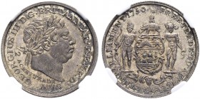 Ausländische Münzen und Medaillen. Großbritannien-Britisch Westafrika. Goldküste (Gold Coast) 
1/2 Ackey (= 4 Tackow) 1818. KM 8. 7,25 g. In Plastikh...