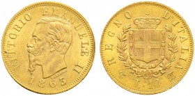 Ausländische Münzen und Medaillen. Italien-Königreich. Victor Emanuel II. 1859-1878 
10 Lire 1863 -Turin-. Pagani 477, Fr. 15, Schl. 49. 3,24 g
vorz...