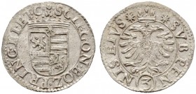 Ausländische Münzen und Medaillen. Italien-Bozzolo. Scipione Gonzaga 1613-1670 
Da 3 Soldi (Groschen) o.J. Gekrönter Wappenschild / Gekrönter Doppela...
