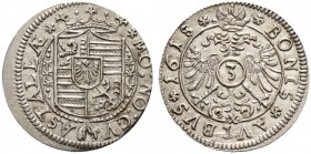 Ausländische Münzen und Medaillen. Italien-Guastalla. Ferrante II. Gonzaga 1575-1621 
Da 3 Soldi (Groschen) 1618. Gekrönter Wappenschild / Gekrönter ...