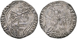 Ausländische Münzen und Medaillen. Italien-Kirchenstaat (Vatikan). Alexander VI. (Rodrigo de Borja y Borja) 1492-1503 
Grosso o.J. -Rom-. Tiara und g...