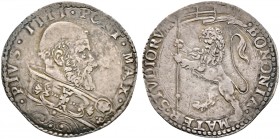 Ausländische Münzen und Medaillen. Italien-Kirchenstaat (Vatikan). Pius IV. (Giovannangelo de' Medici) 1559-1566 
Bianco (= Half Lira) o.J. -Bologna-...