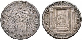 Ausländische Münzen und Medaillen. Italien-Kirchenstaat (Vatikan). Clemens X. (Emilio Altieri) 1670-1676 
Giulio 1675 -Rom-. Heiliges Jahr. Berman 20...