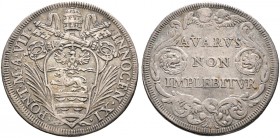 Ausländische Münzen und Medaillen. Italien-Kirchenstaat (Vatikan). Innozenz XI. (Benedetto Odescalchi) 1676-1689 
1/2 Piastra AN VII (1682) -Rom-. Be...