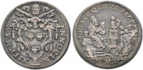Ausländische Münzen und Medaillen. Italien-Kirchenstaat (Vatikan). Innozenz XII. (Antonio Pignatelli) 1691-1700 
Testone 1695 -Rom-. Auf die Mahnung ...