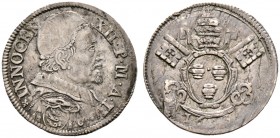 Ausländische Münzen und Medaillen. Italien-Kirchenstaat (Vatikan). Innozenz XII. (Antonio Pignatelli) 1691-1700 
1/12 Ecu 1693 -Avignon-. Berman 2328...