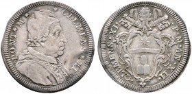 Ausländische Münzen und Medaillen. Italien-Kirchenstaat (Vatikan). Clemens XI. (Gianfrancesco Albani) 1700-1721 
Giulio AN XII (1711/12) -Rom-. Berma...