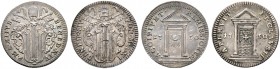 Ausländische Münzen und Medaillen. Italien-Kirchenstaat (Vatikan). Benedikt XIV. (Prospero Lambertini) 1740-1758 
Lot (2 Stücke): Grosso 1750 -Rom-. ...
