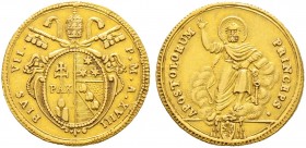 Ausländische Münzen und Medaillen. Italien-Kirchenstaat (Vatikan). Pius VII. (Gregorio Chiaramonti) 1800-1823 
2 Scudi d'oro AN XVIII (1817/18) -Rom-...
