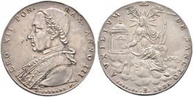 Ausländische Münzen und Medaillen. Italien-Kirchenstaat (Vatikan). Leo XII. (Annibale Sermattei della Genga) 1823-1829 
Scudo 1825 -Rom-. Berman 3255...