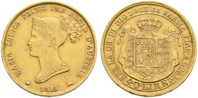 Ausländische Münzen und Medaillen. Italien-Parma. Maria Luigia 1815-1847 
40 Lire 1815 -Mailand-. MIR 1091/1, Pagani 1, Fr. 933, Schl. 431. 12,88 g
...