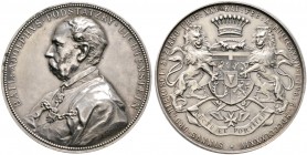 Ausländische Münzen und Medaillen. Malta, Johanniterorden und Malteserorden. Giovanni Battista Ceschi 1879-1905 
Mattierte Silbermedaille 1884 von A....