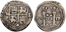Ausländische Münzen und Medaillen. Mexiko. Carlos I. (V.) 1516-1556 
Real o.J. -Mexiko-Stadt-. Assayer L: Luis Rodriguez. Grove 75.
sehr schön
