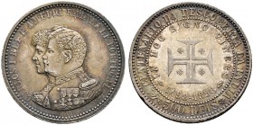 Ausländische Münzen und Medaillen. Portugal. Carlos I. 1889-1908
500 Reis 1898. 400 Jahre Entdeckung von Indien. KM 538.
Prachtexemplar mit feiner P...
