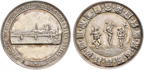 Ausländische Münzen und Medaillen. Schweiz-Basel, Stadt und Kanton. 
Silbermedaille 1892 von A. Burger (geprägt wohl bei Mayer und Wilhelm, Stuttgart...