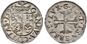 Ausländische Münzen und Medaillen. Schweiz-Genf. 
Sol 1595. HMZ 2-303ddd, Demole 240.
selten in dieser Erhaltung, gutes vorzüglich