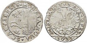 Ausländische Münzen und Medaillen. Schweiz-Schaffhausen, Stadt. 
Dicken 1633. DT 1378e, HMZ 2-765n, Wiel. 624ff, Rutishauser 502e.
kleine Prägeschwä...
